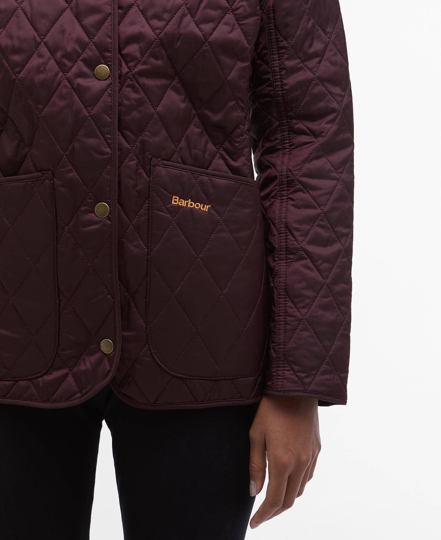 Barbour Wine Annandale Quilted Jacket