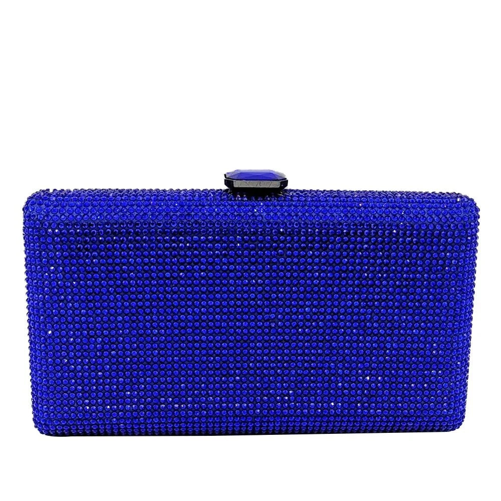 Lexi Blue Sparkle Clutch
