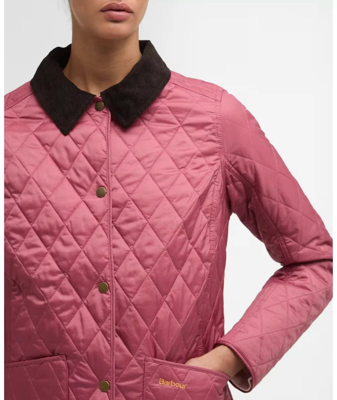 Barbour Annandale Raspberry Quilted Jacket
