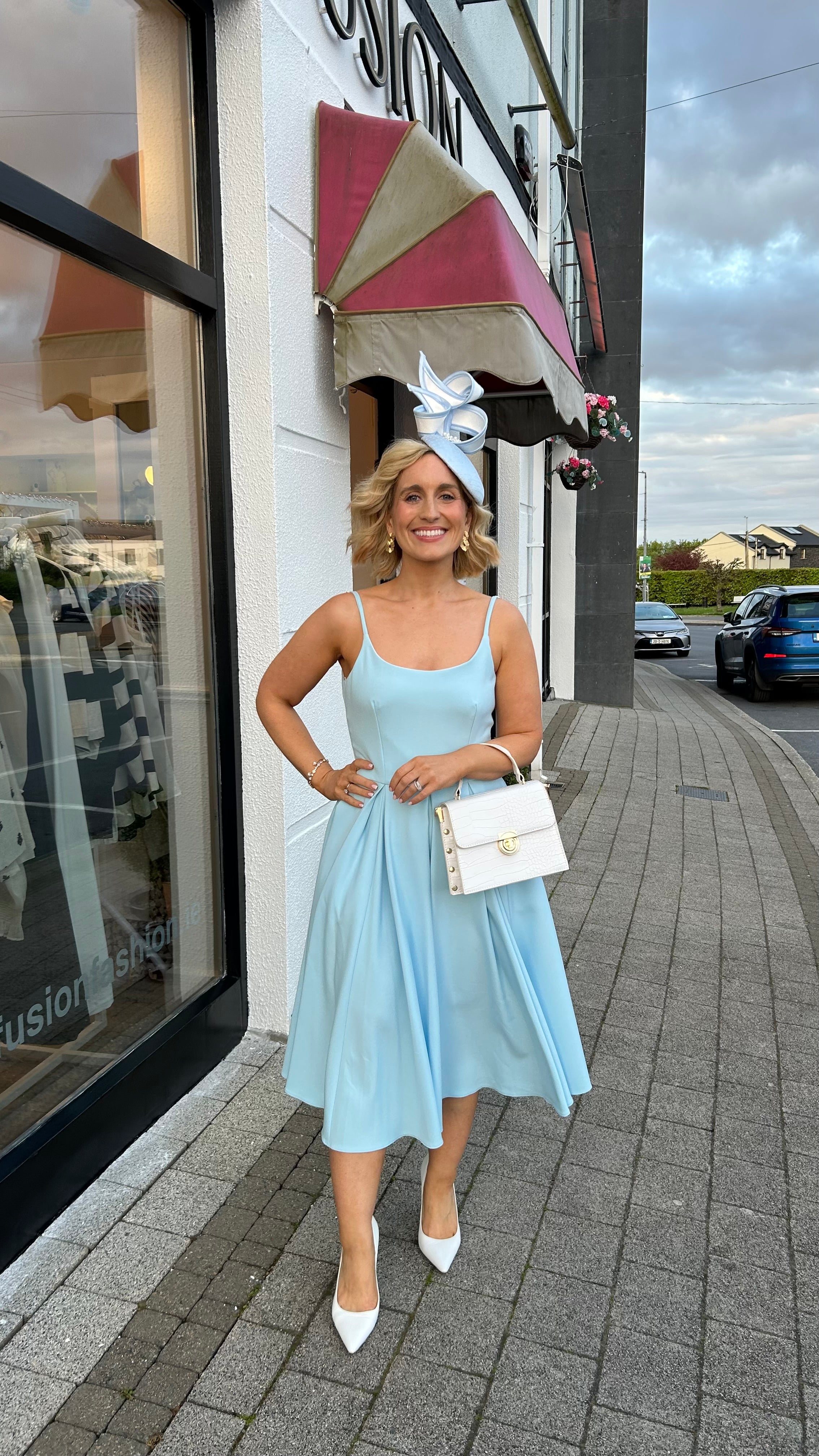 Cindy Baby Blue Dress