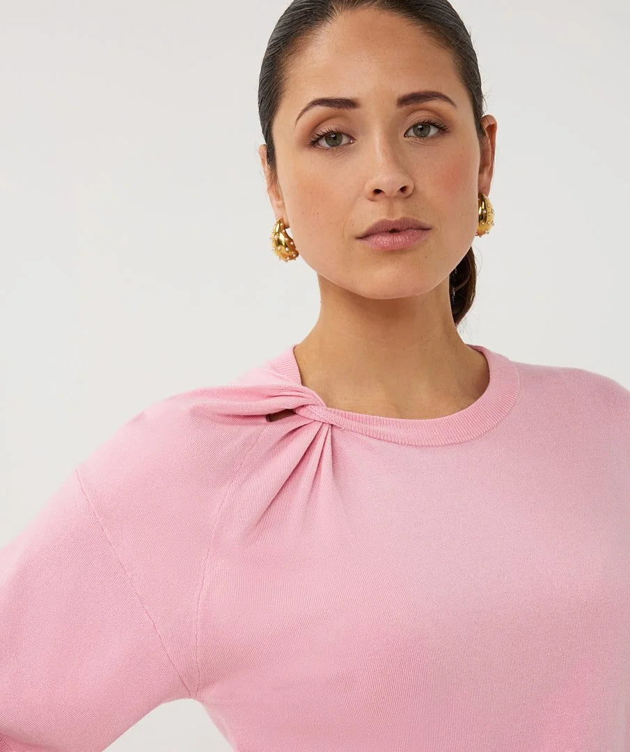 Marina Romance Rose Knot Top
