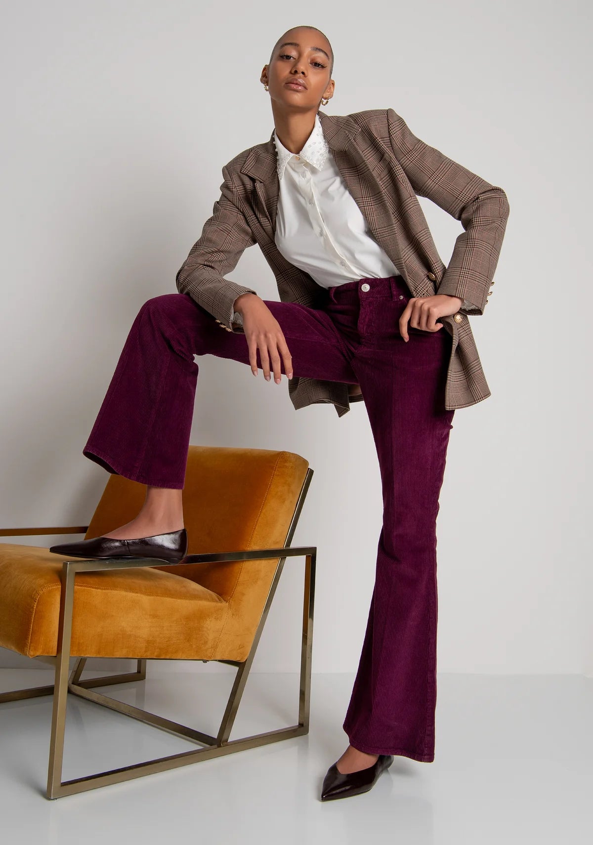 Helen Plum Corduroy Bootcut Trouser