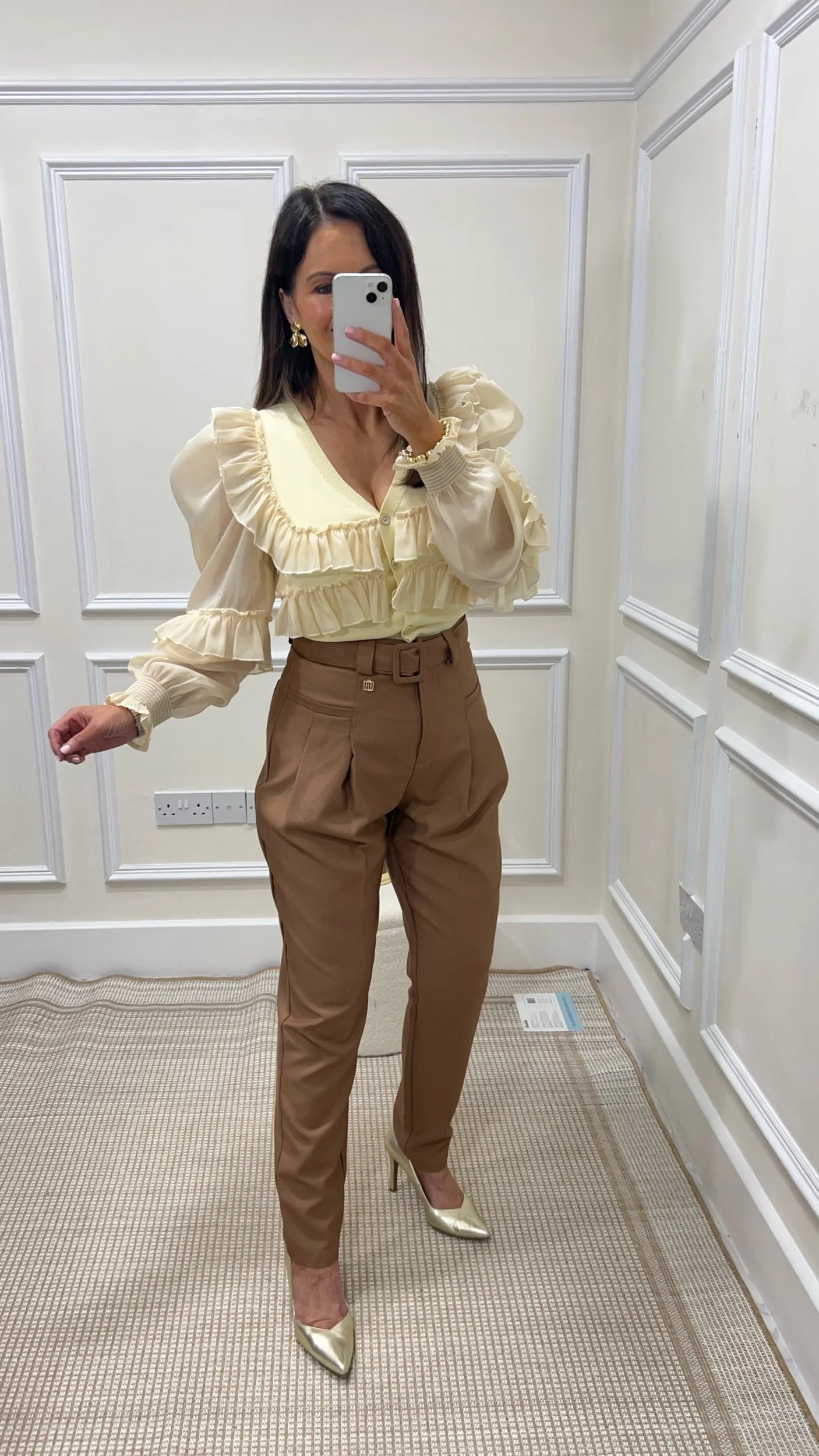 Vogue Tan Trousers