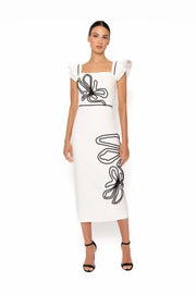 Eithe White And Black Dress