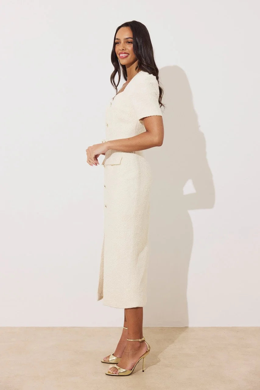 Harriet Cream Tweed Dress