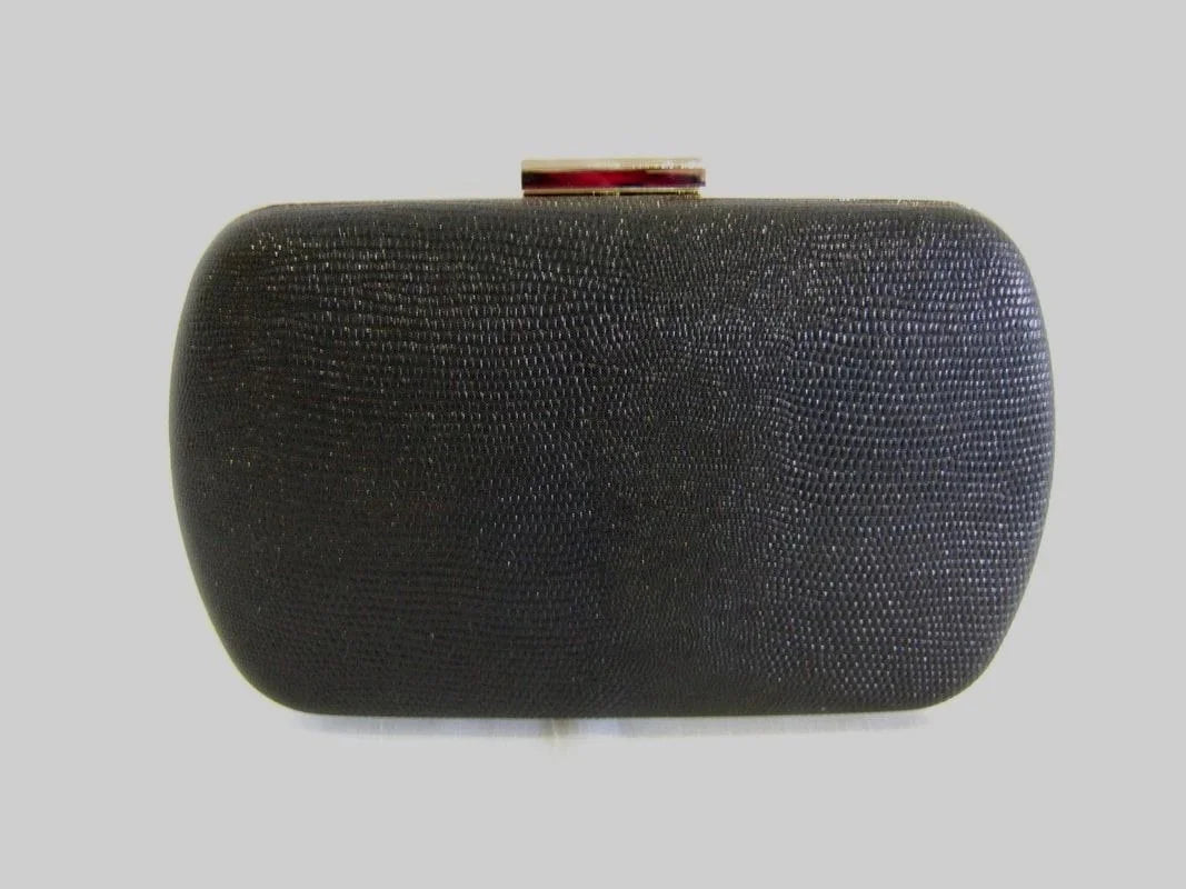 Becky Black Clutch Shimmer