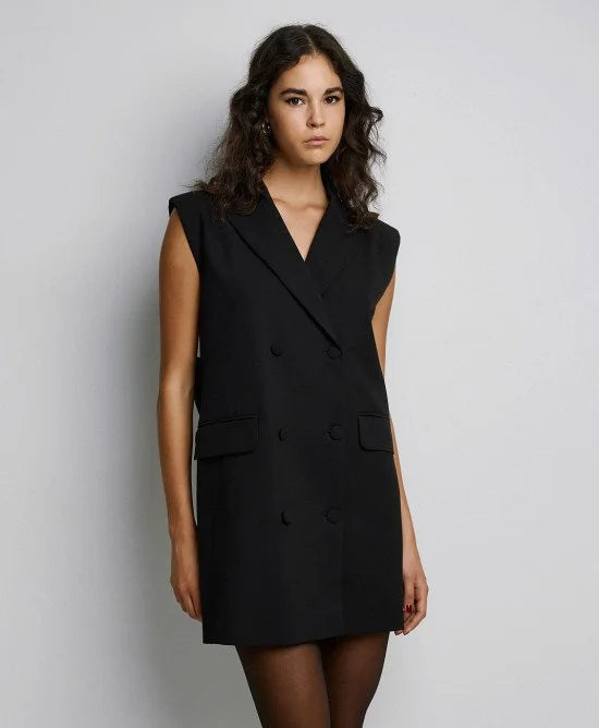 Kendal Black Blazer Bow Dress