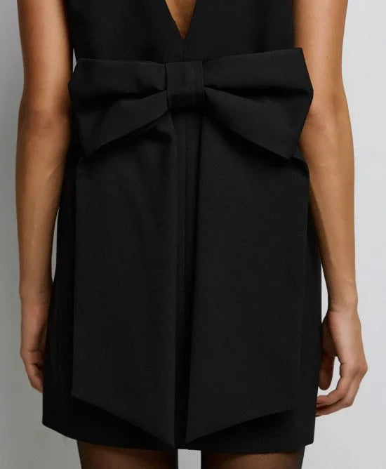 Kendal Black Blazer Bow Dress