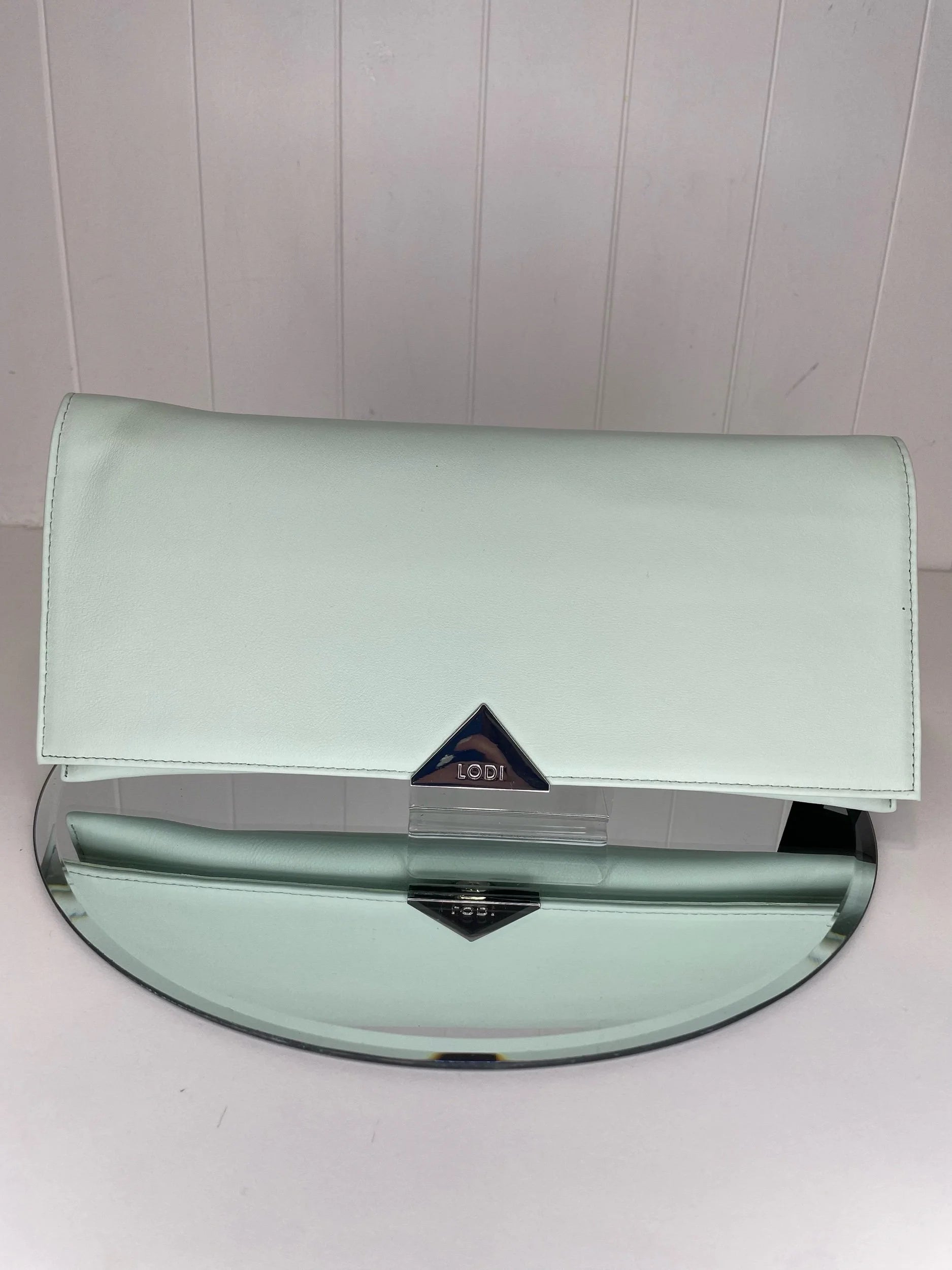 Lodi Mint Slim Envelope Clutch