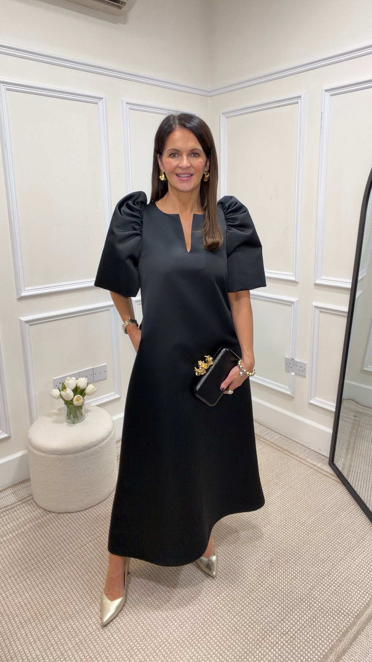 Roisin Linnane Mercer Black Dress