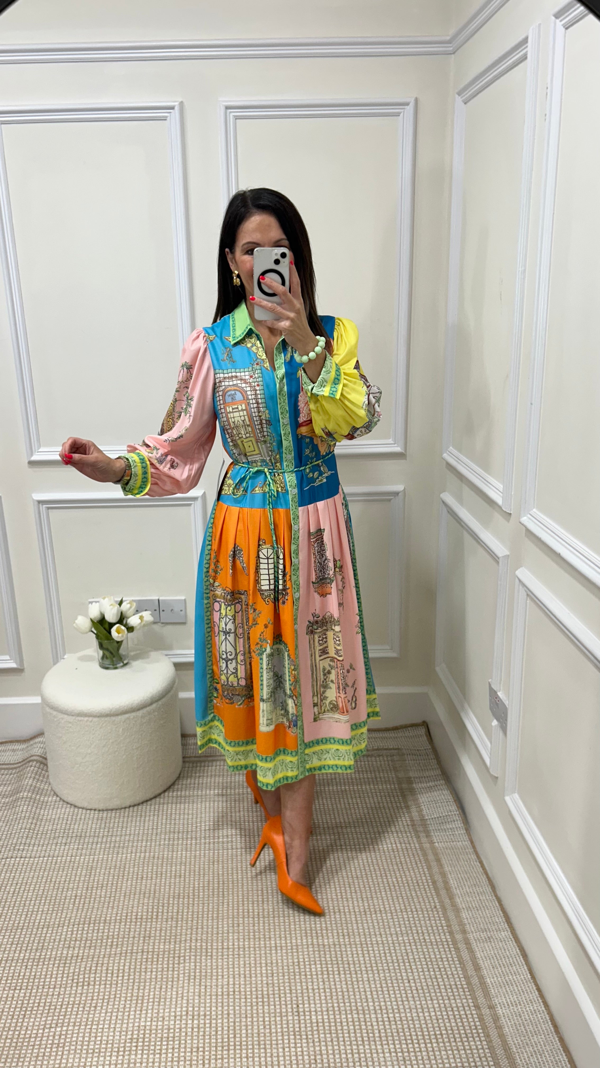 Florence Printed Multi Colour Dress