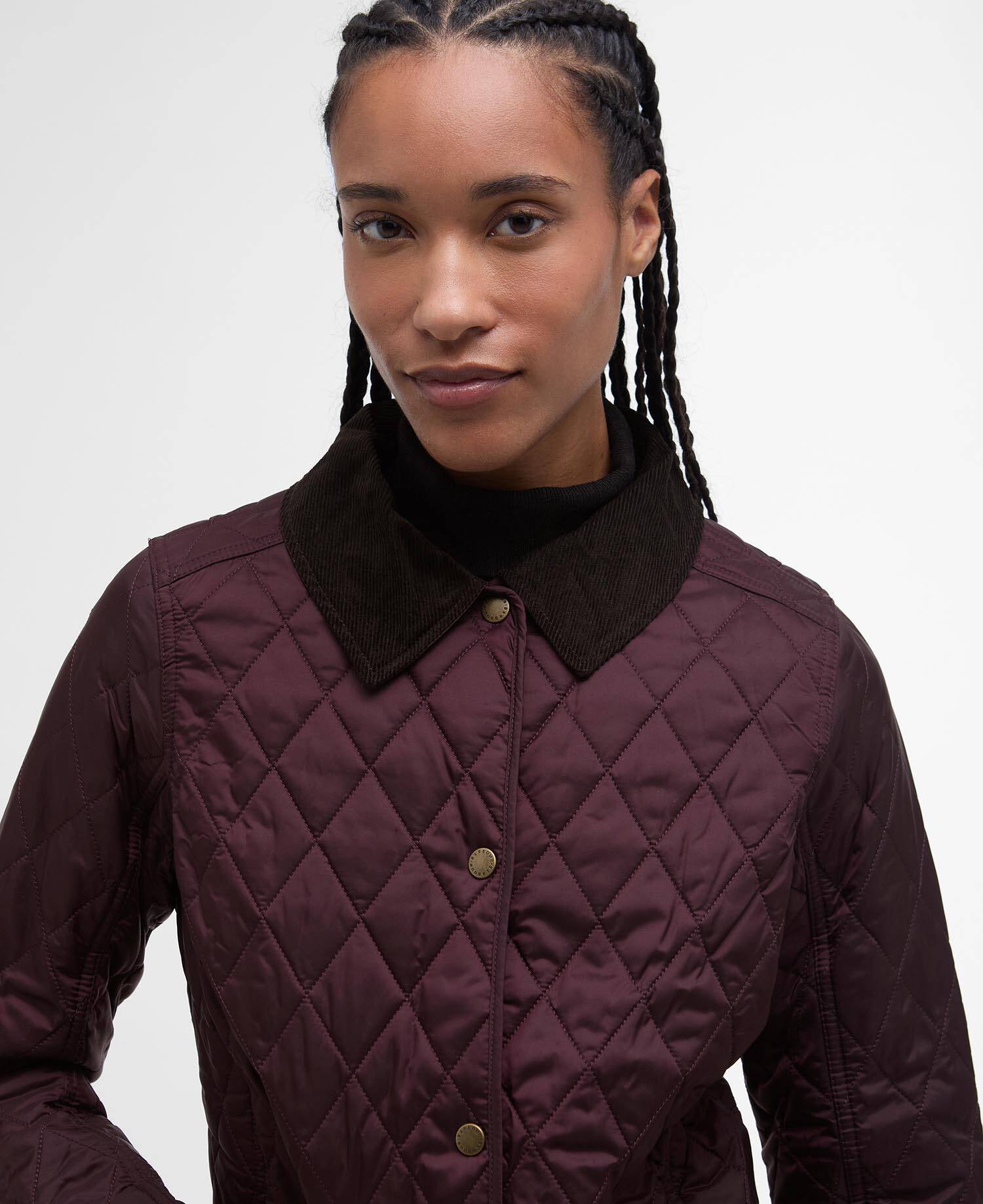 Barbour Wine Annandale Quilted Jacket
