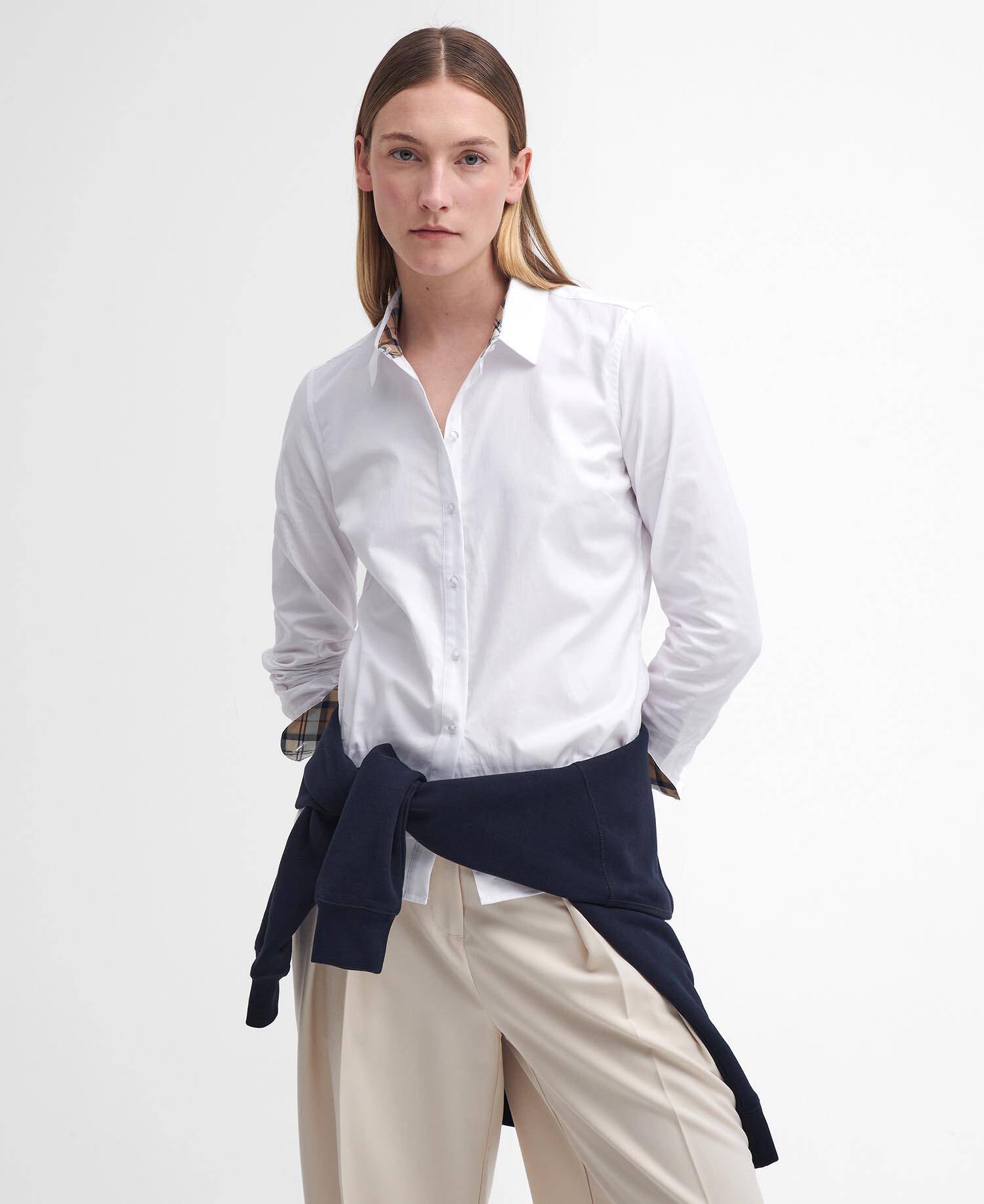 Barbour Derwent Regular White Shirt