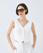 Andrea Off White Top