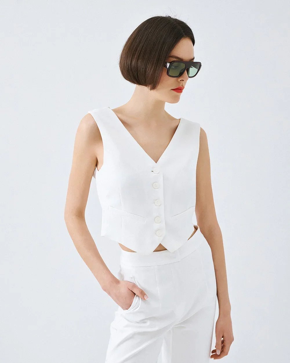 Andrea Off White Top