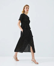 Nola Black Broderie Co-Ord