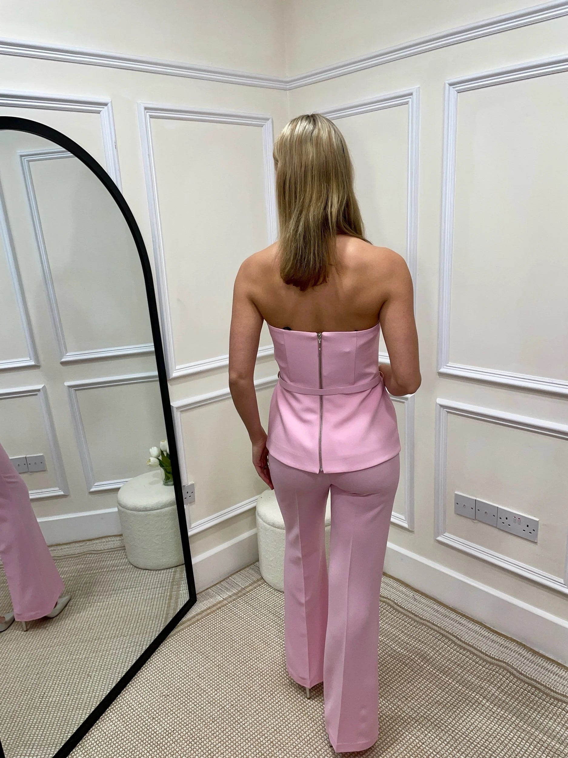 Paisley Pink Bardot Trouser Co-Ord