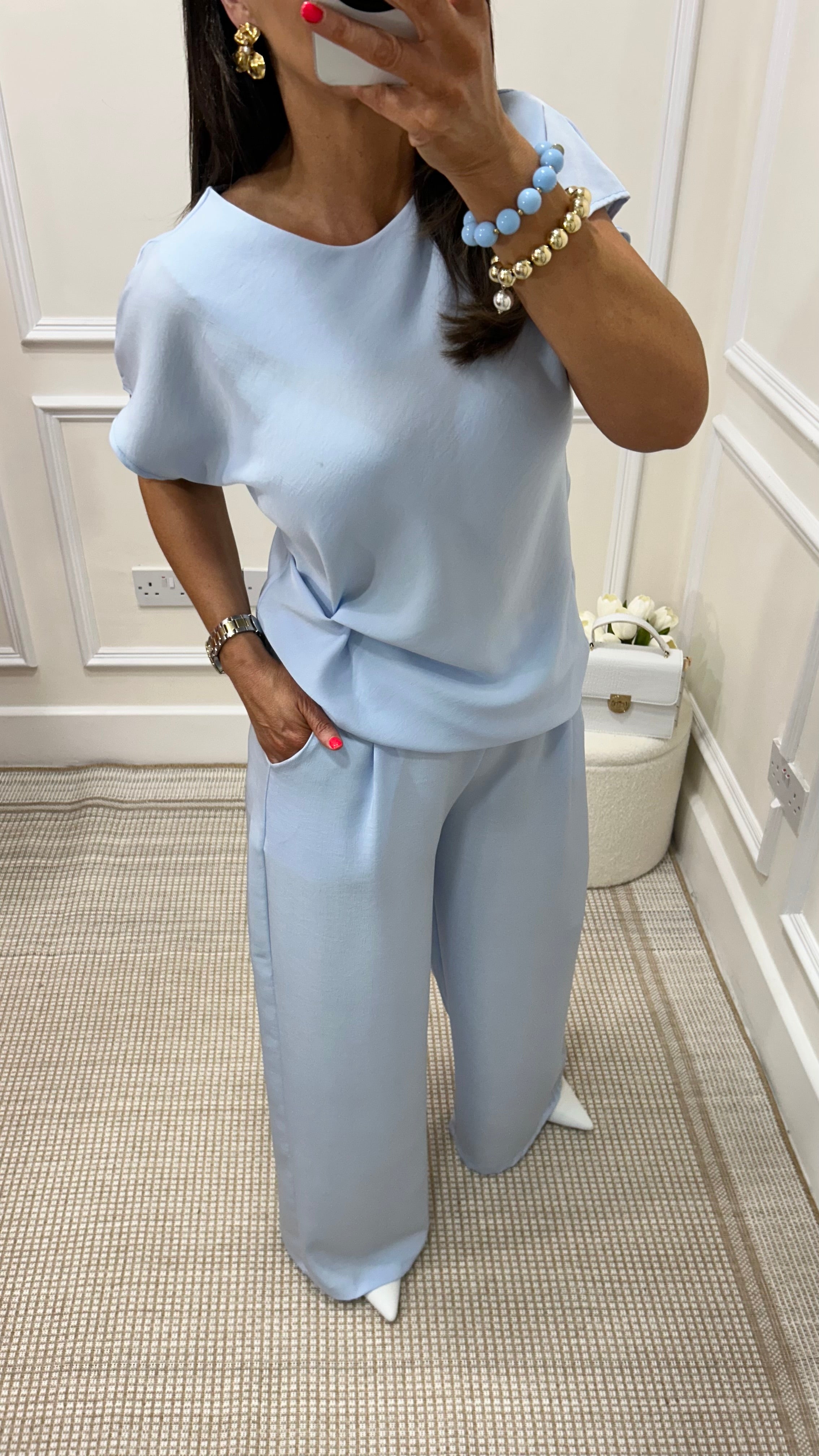 Sharon Baby Blue Co-ord