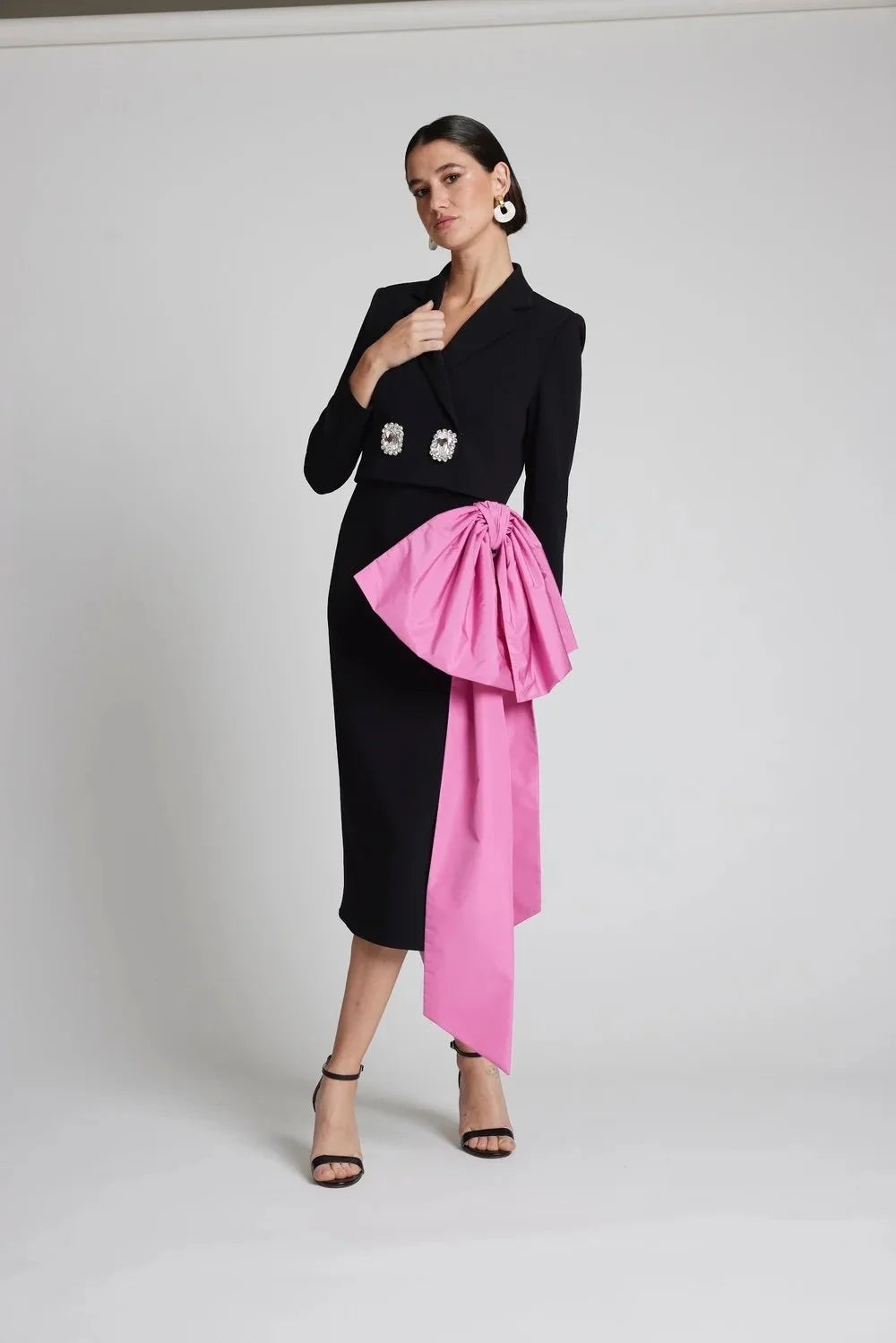 Emma Pink Bow Dress & Jacket