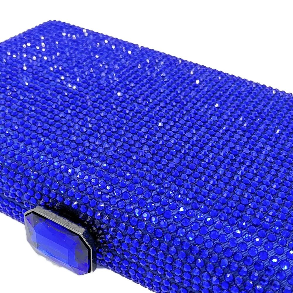 Lexi Blue Sparkle Clutch