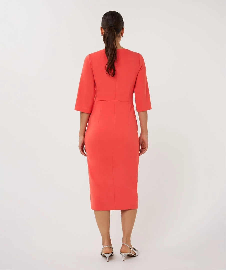 Caroline Coral Jersey Dress