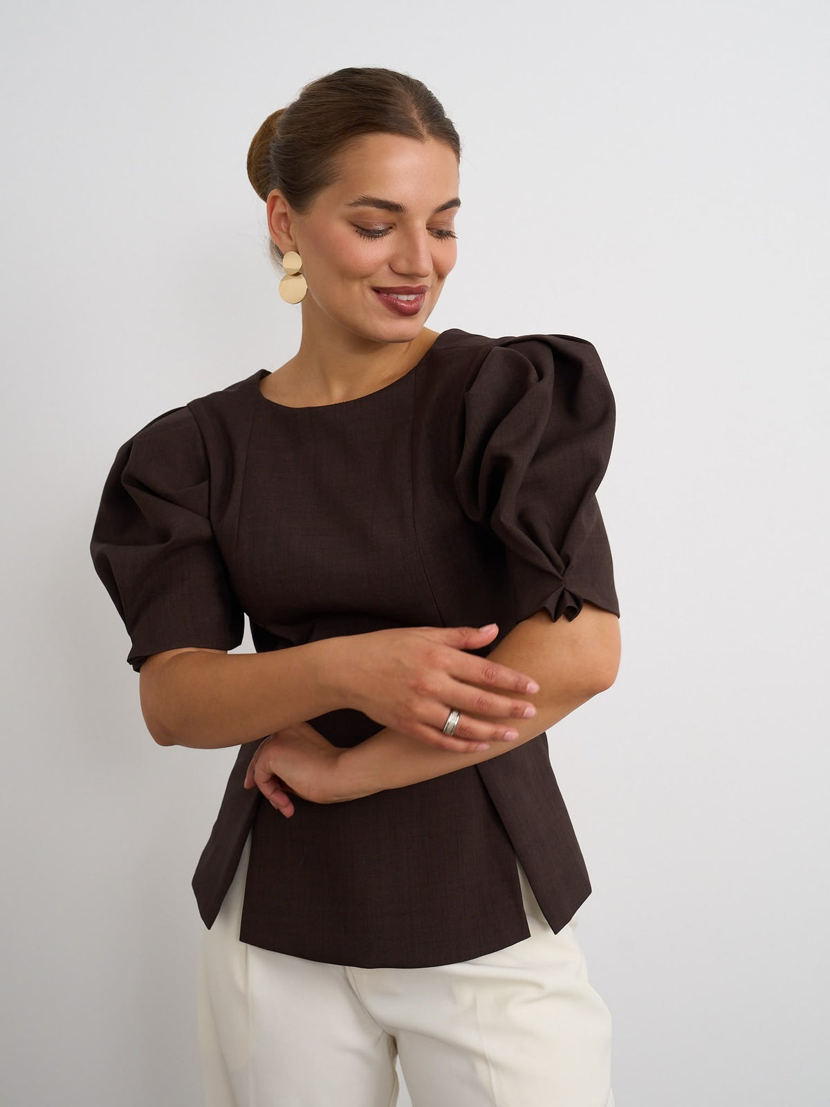 Brown Hailey Top