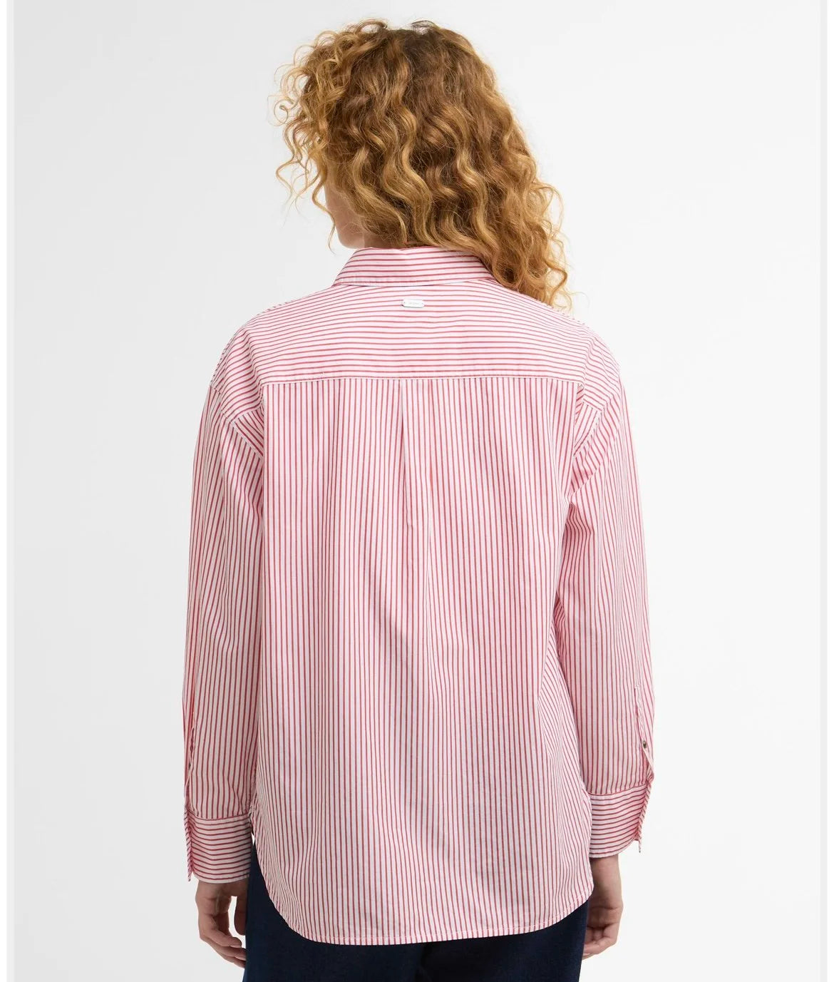 Barbour Polly Red/White Stripe Shirt