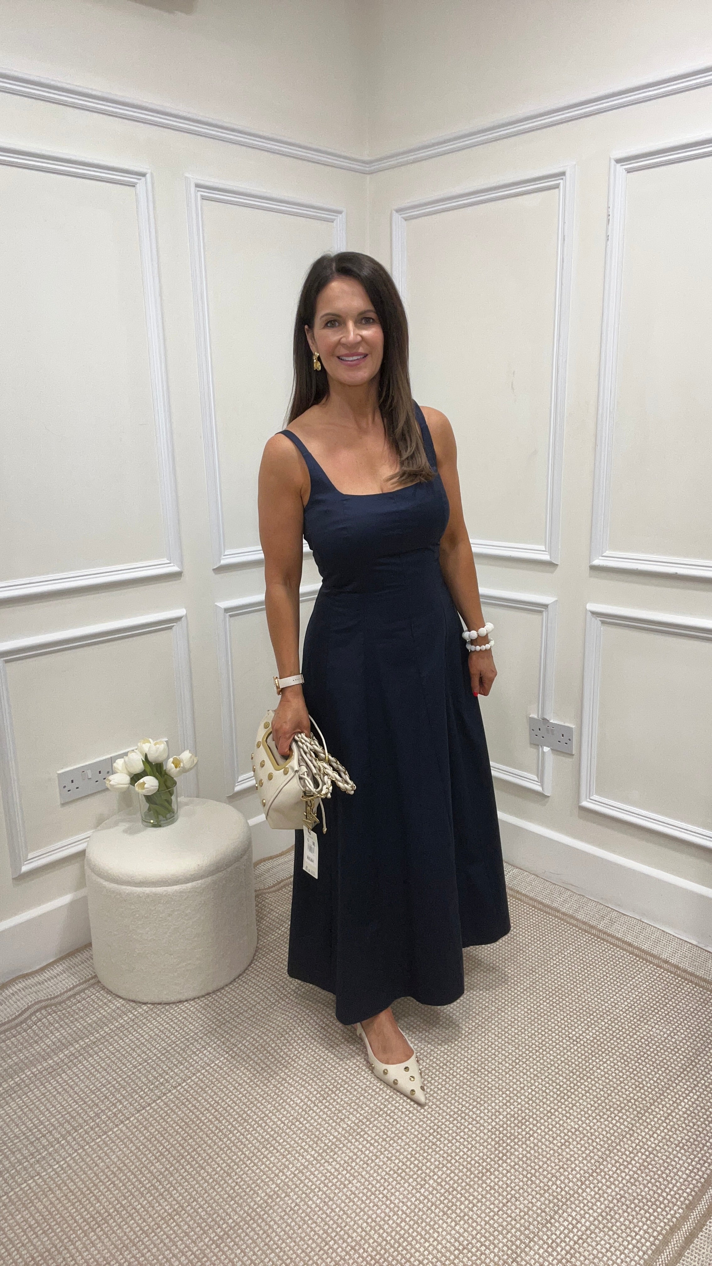 Tilly Navy Dress