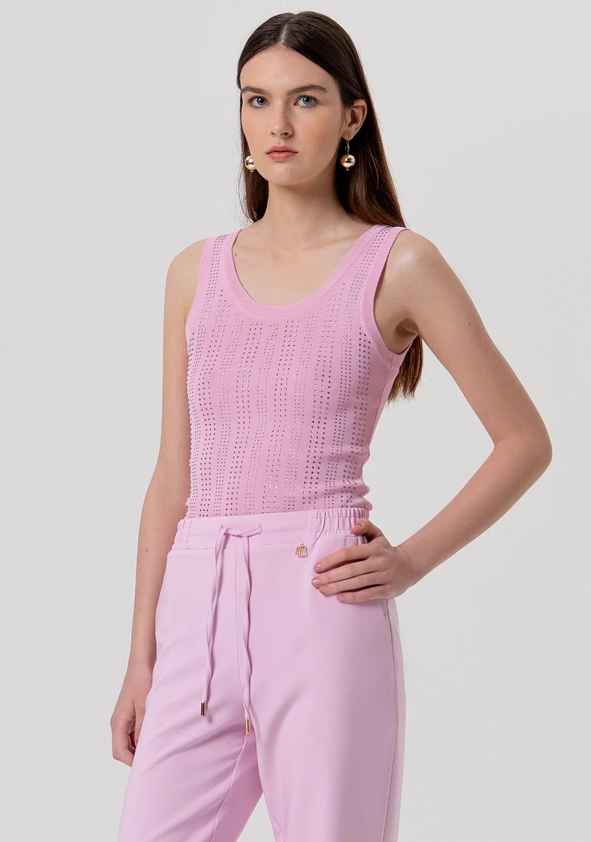 Vicky Baby Pink Trousers