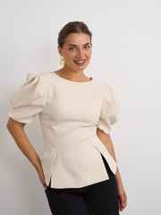 Cream Hailey Top
