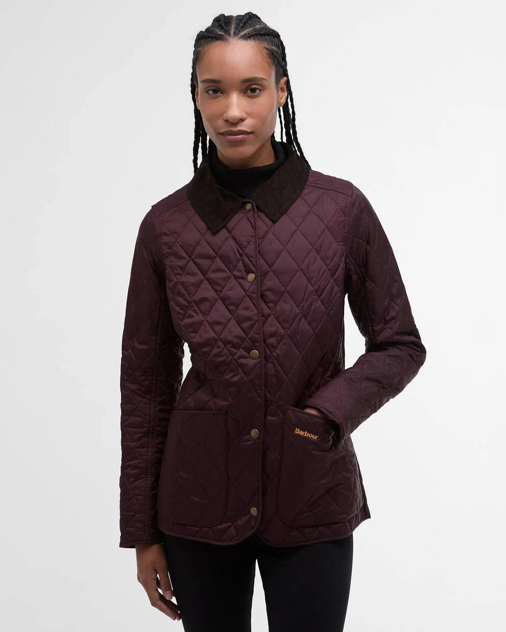 Barbour Wine Annandale Quilted Jacket