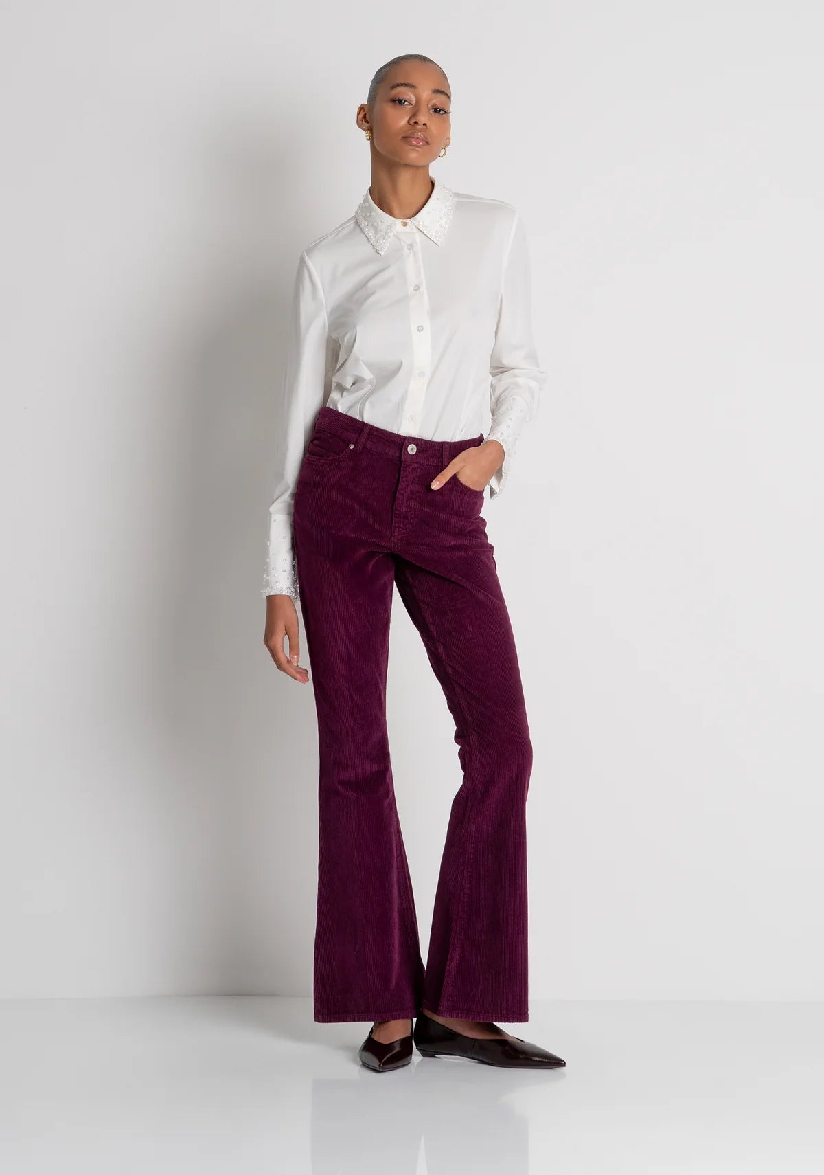 Helen Plum Corduroy Bootcut Trouser