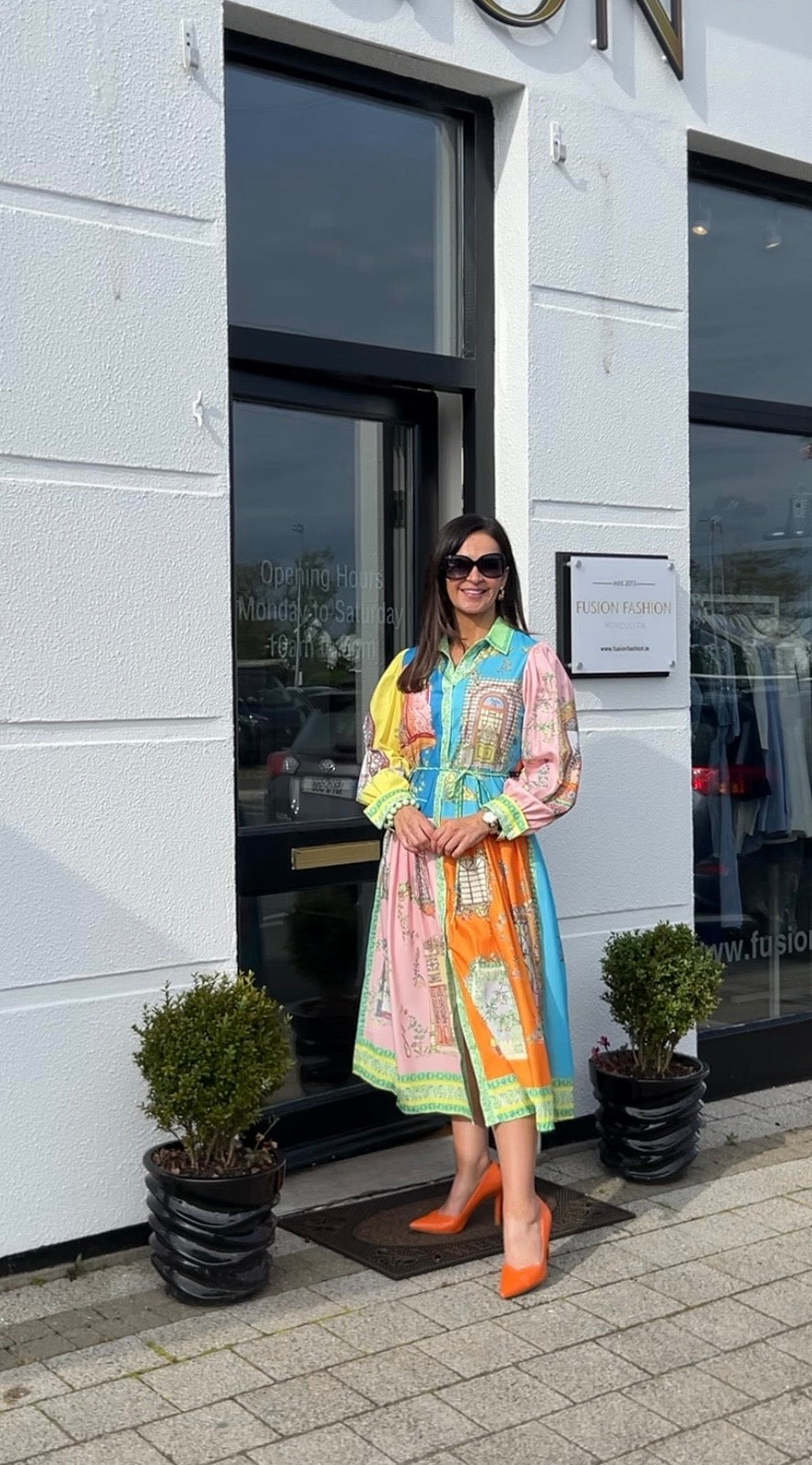 Florence Printed Multi Colour Dress