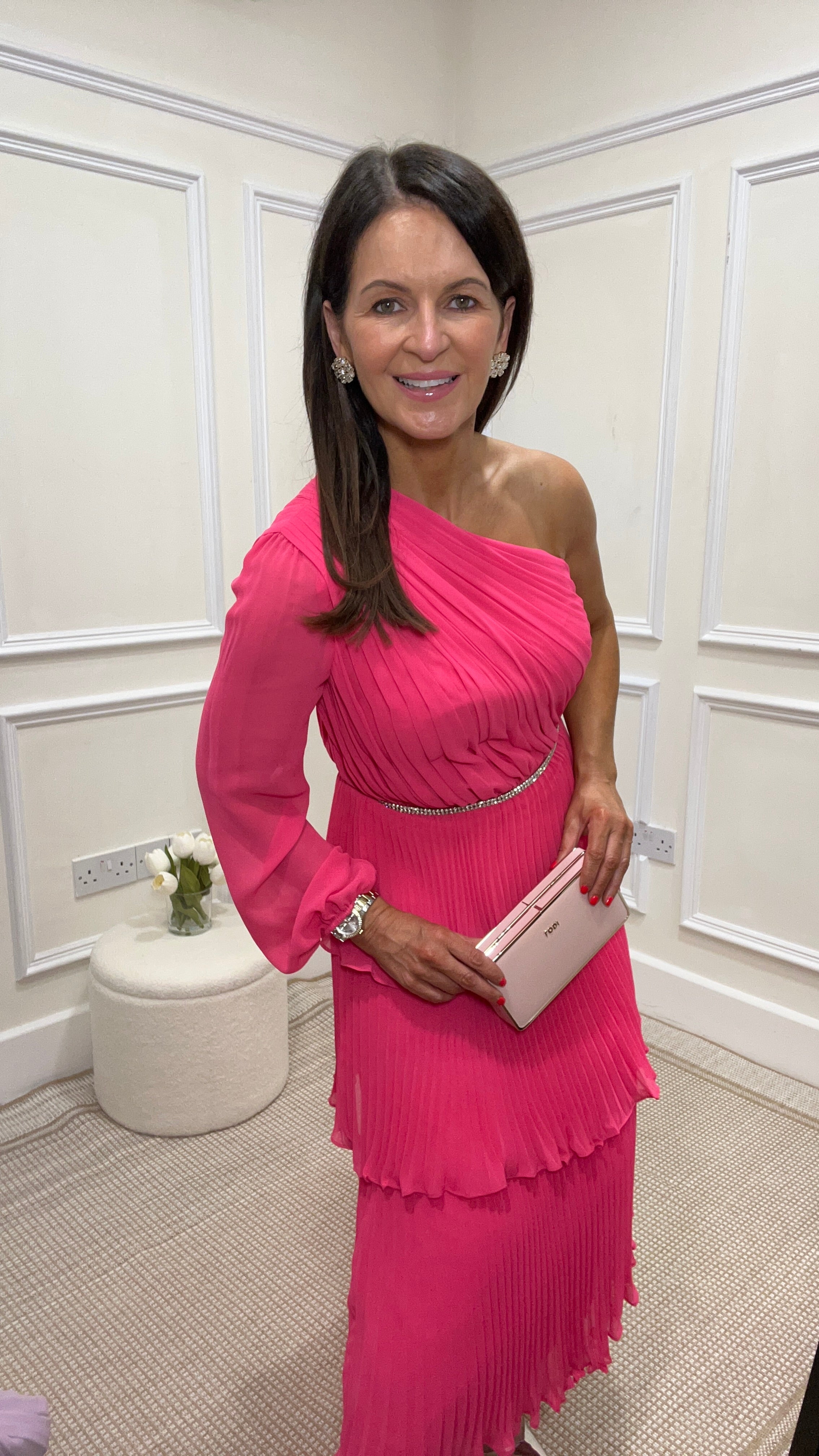Carmen Coral Pink Dress