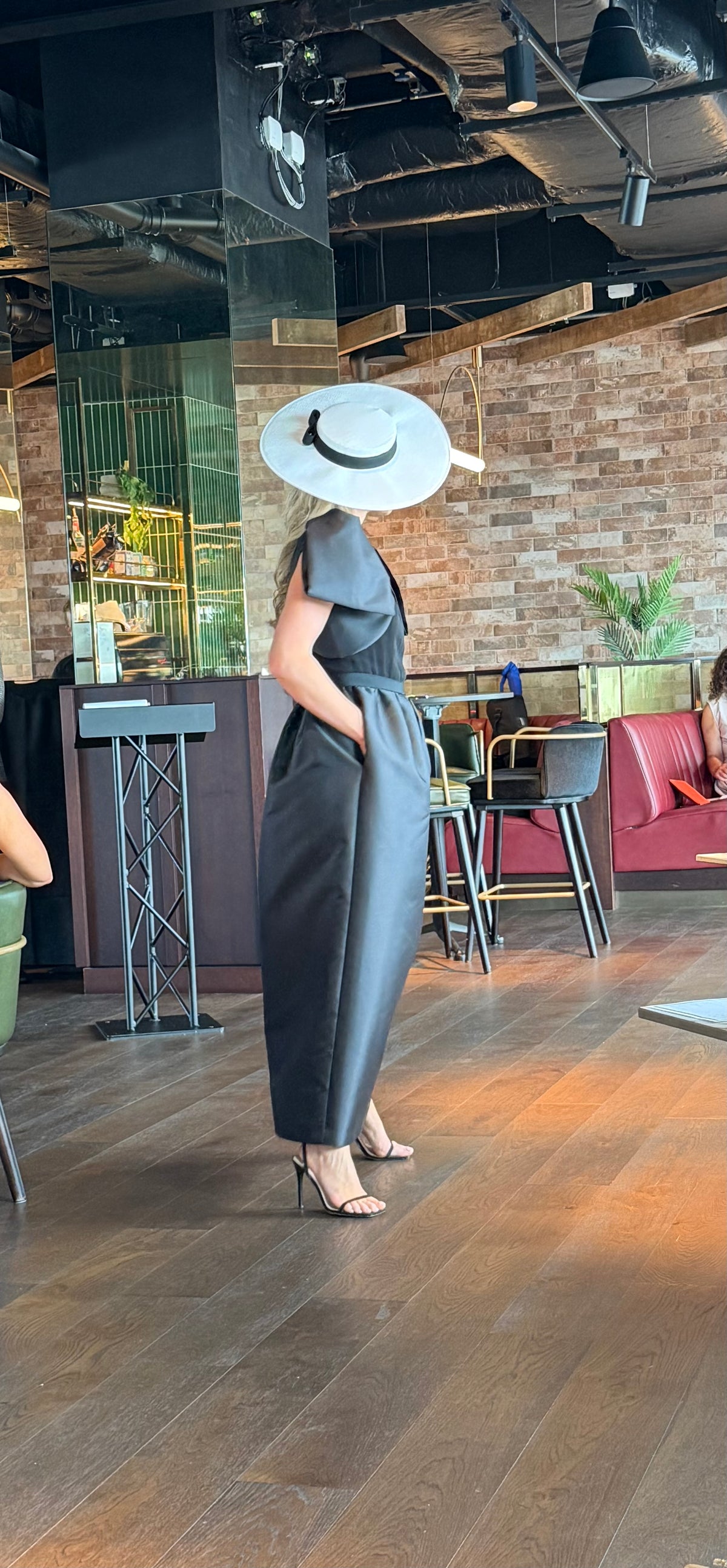 Stella Black Puff Sleeve Dress