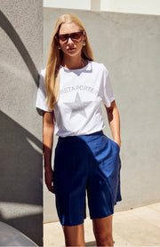 Sophia Blue Long Shorts