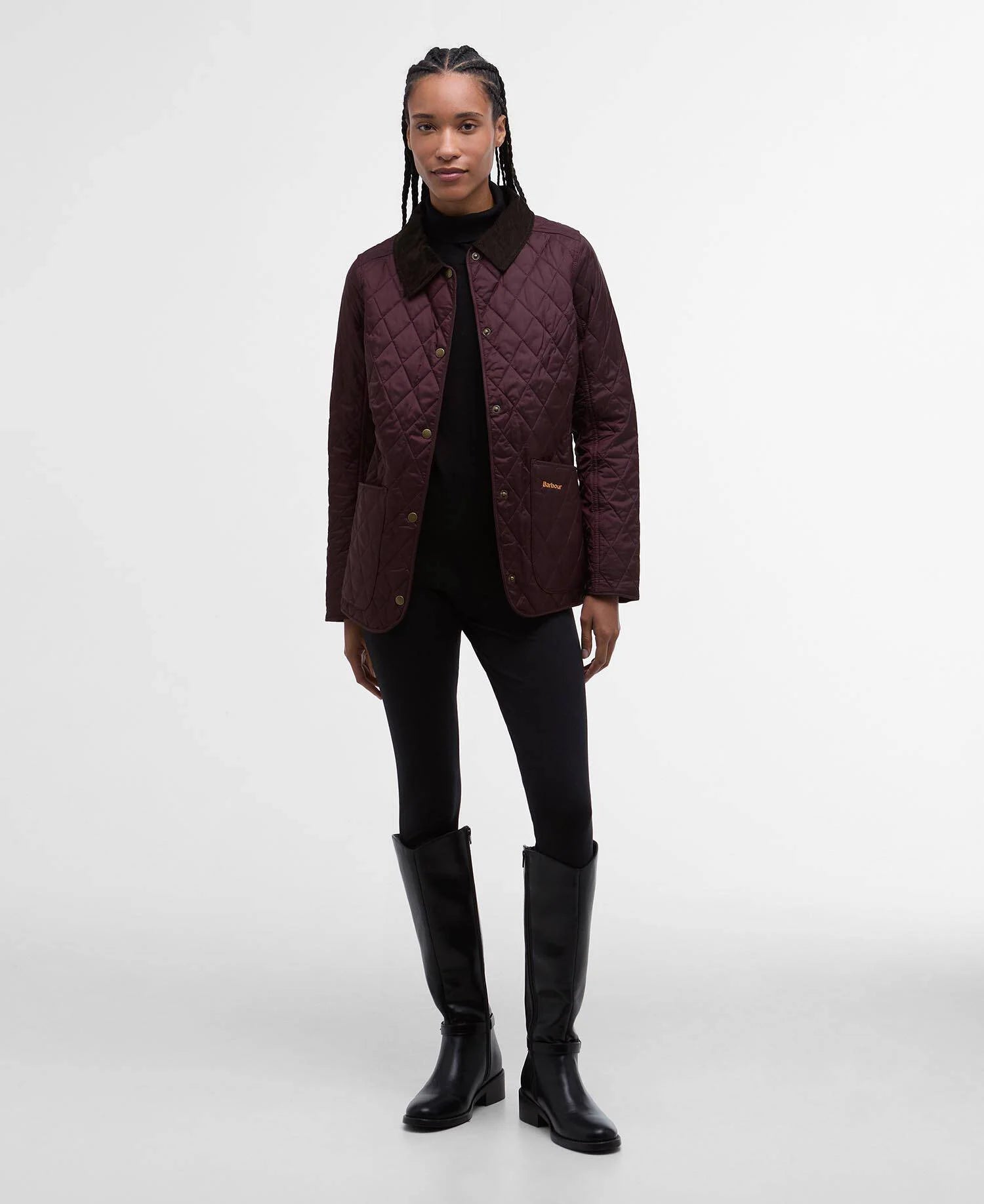 Barbour Wine Annandale Quilted Jacket
