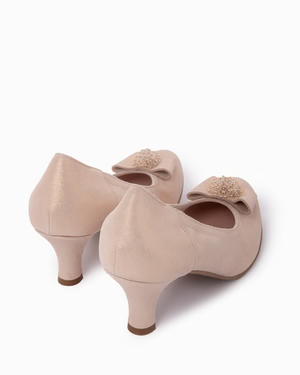 Le Babe Blush High Heel Court Shoe