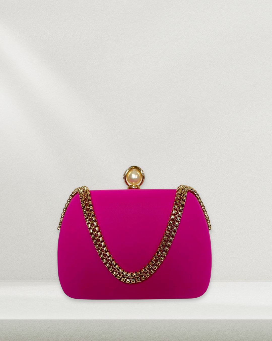Elan Pink Clutch Bag