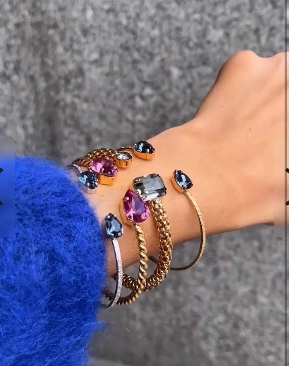 C Svedbom Dark Rose Mini Drop Bracelet