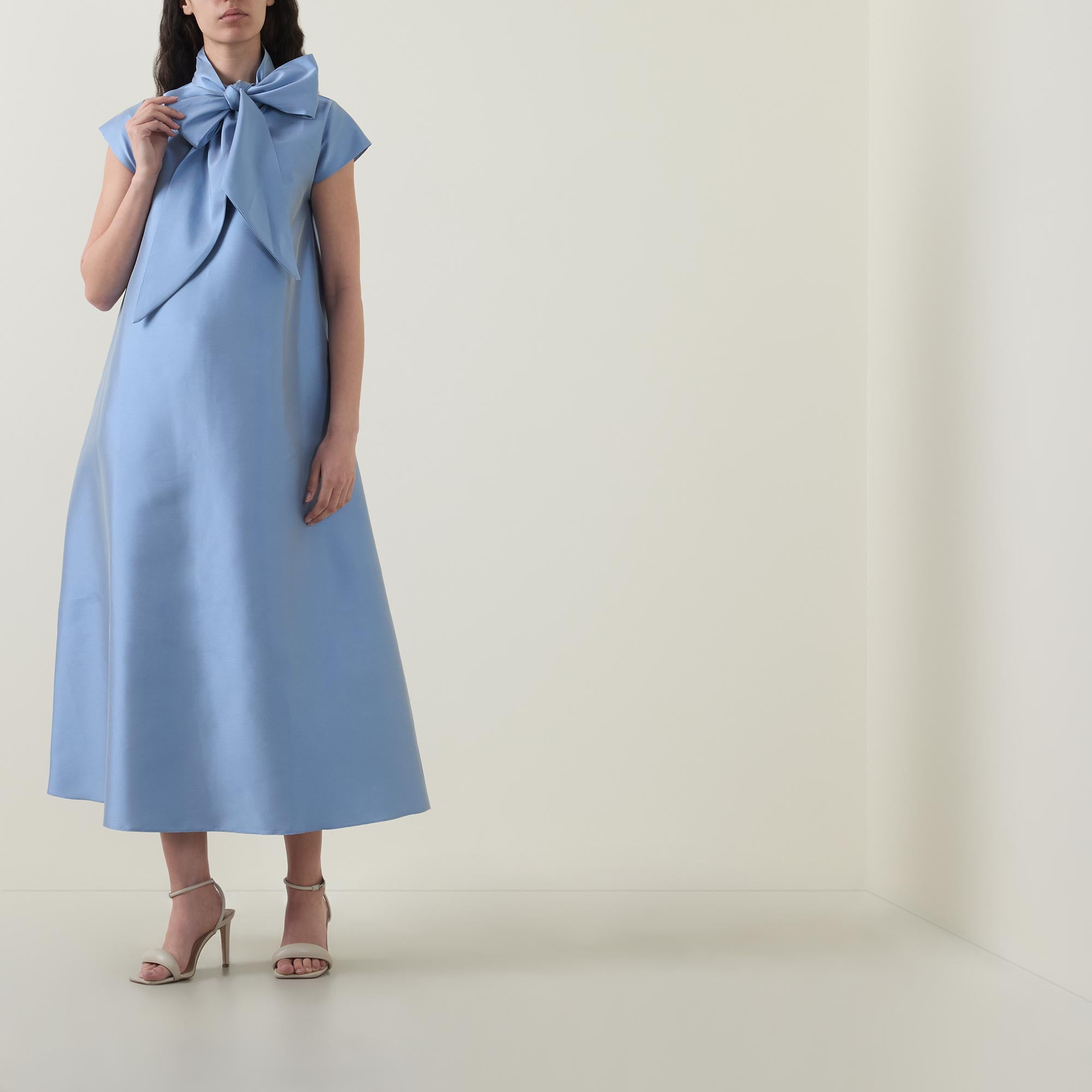 Roisin Linnane Nori Baby Blue Bow Dress