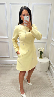 Bree Buttercream Mini Dress