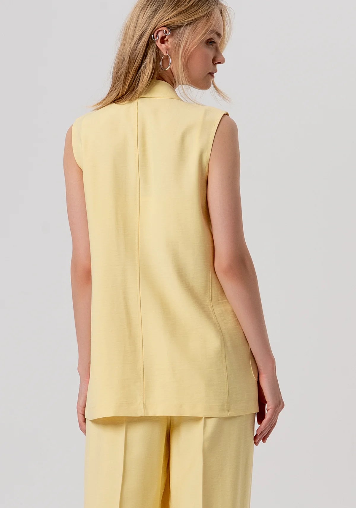 Natanya Yellow Waistcoat