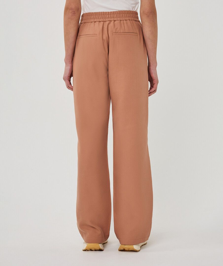Misty Camel Stripe Trousers