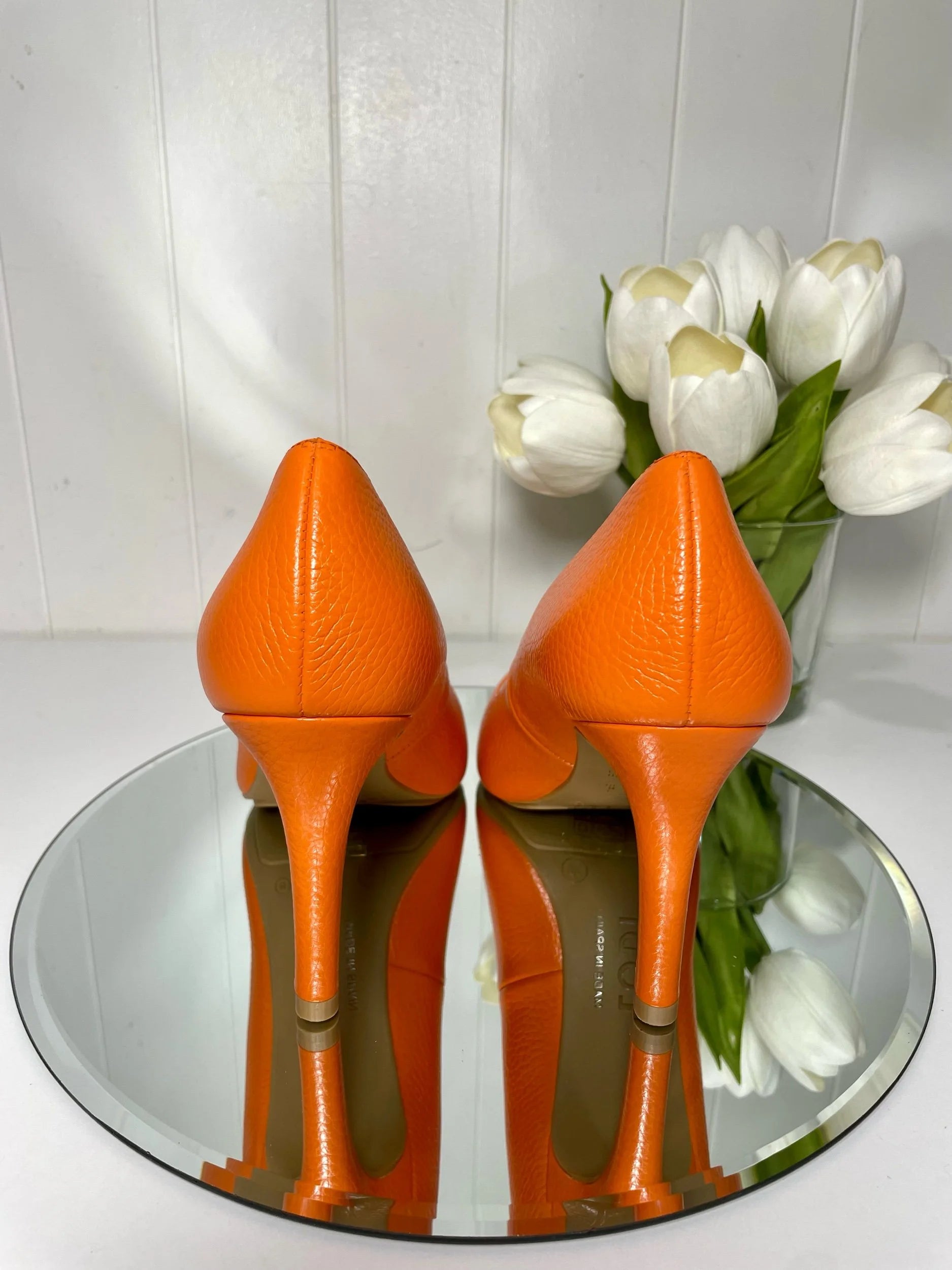 Lodi Rabot Orange Court Shoe
