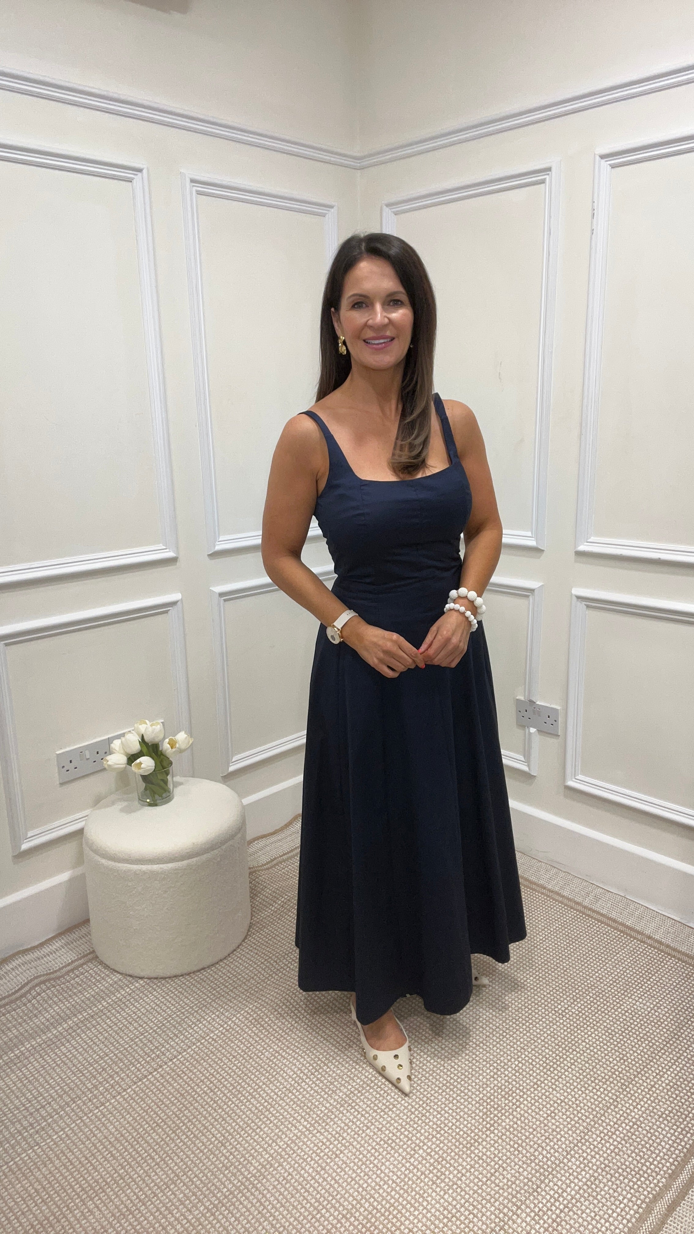 Tilly Navy Dress