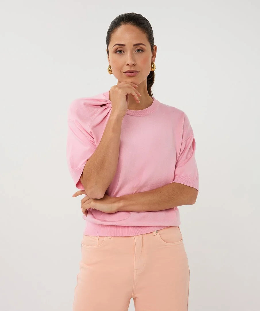Marina Romance Rose Knot Top