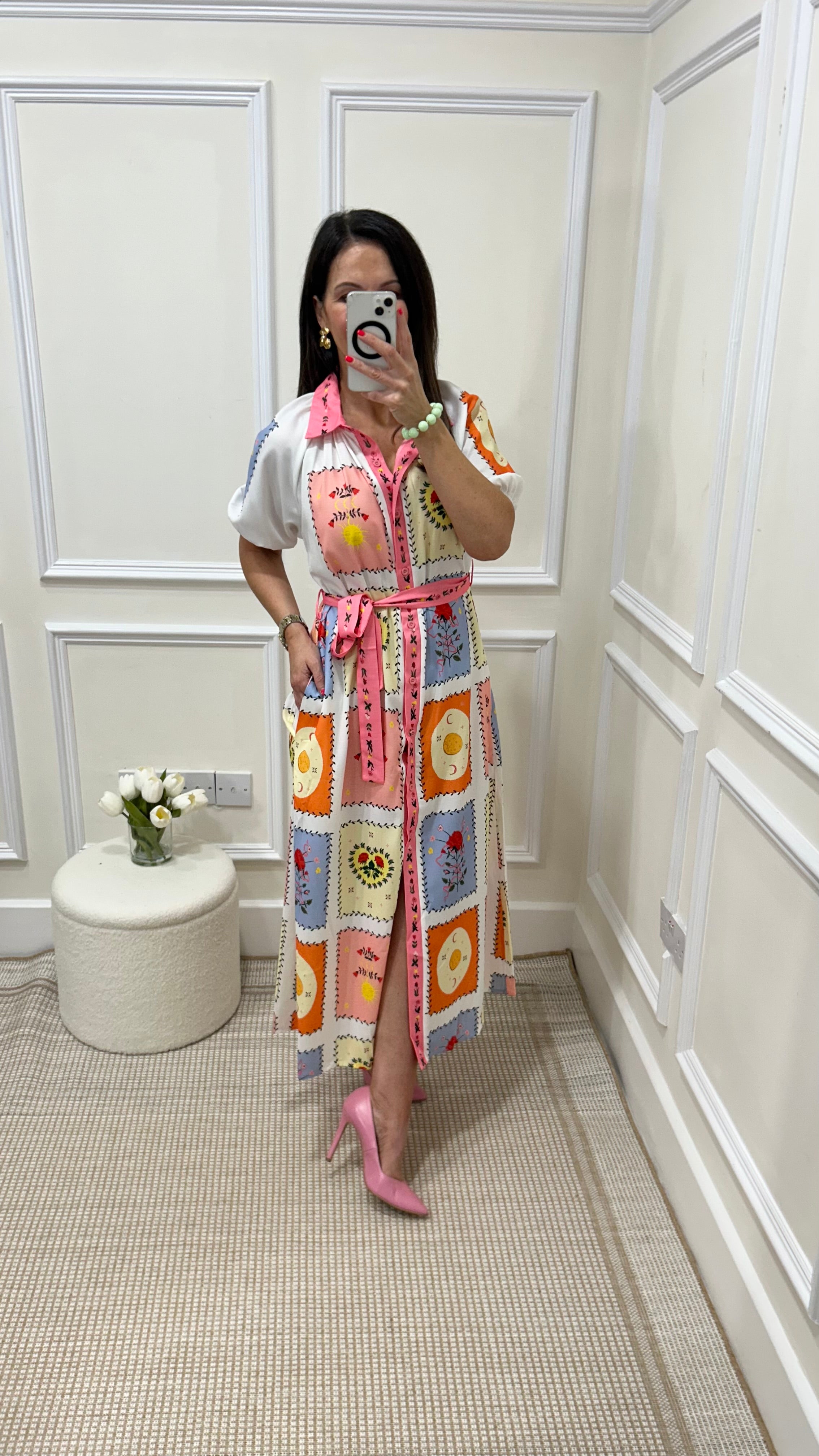 Paris Floral Dress
