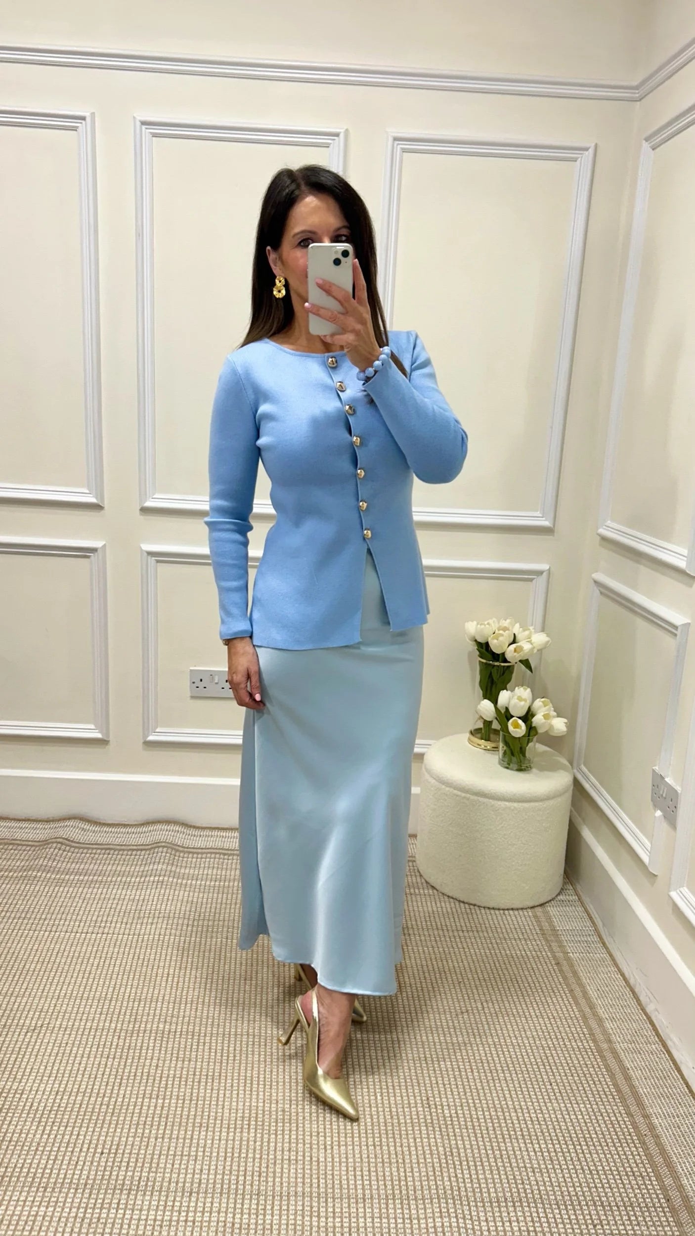 Susie Blue Skirt