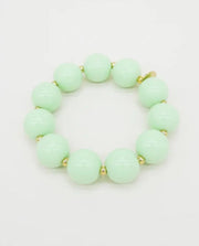 Apple Green Beaded Bracelet
